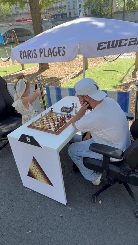 Seven-Year-Old Chess Phenom Annihilates Competition, Paris, France - 12 Aug 2026 스톡 동영상 345749819