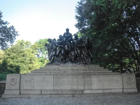 Seventh Regiment Memorial Stock Photos