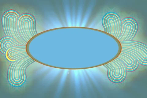 Seventies style background frame Stock Footage 602109