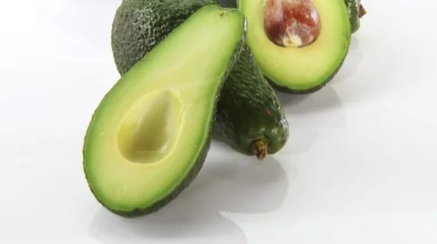 Several avocados Stock Footage 8572059