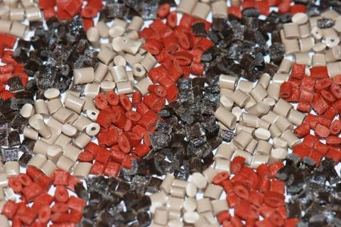 Several Brown Granulates Stock Photos