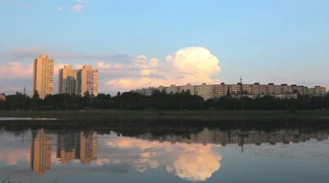 Several buildings Stock Footage 39466559