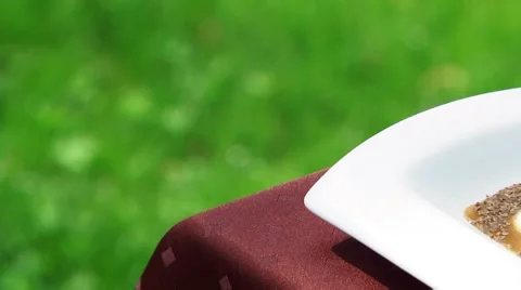Several Cakes On A Plate Stock-Footage 52694769