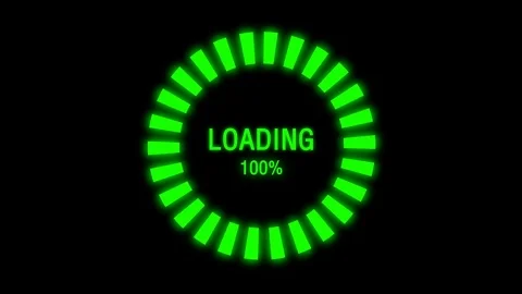 Several Circle loading bars - collection 4 Stock Footage 83418885