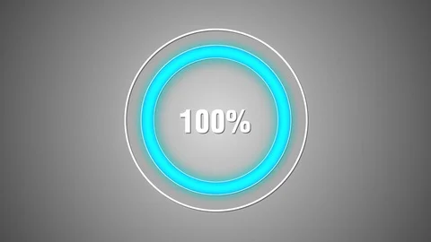 Several Circle loading bars - collection 2 Stock Footage 83421035