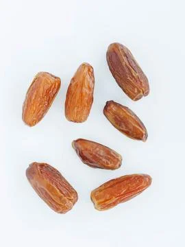 Several dates on white background Stock Photos