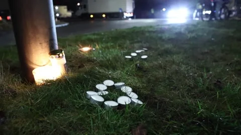 Several dead in central Sweden school shooting, Orebro, Sweden Stock Footage 302189518