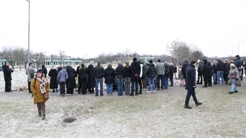 Several dead in central Sweden school shooting, Orebro, Sweden Stock Footage 302189581