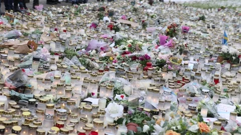 Several dead in central Sweden school shooting, Orebro, Sweden Stock Footage 302189586