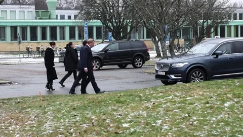 Several dead in central Sweden school shooting, Örebro Stock Footage 302194203