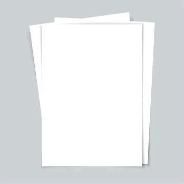Several documents. Sheets of paper. Vector illustration. Stock Illustration