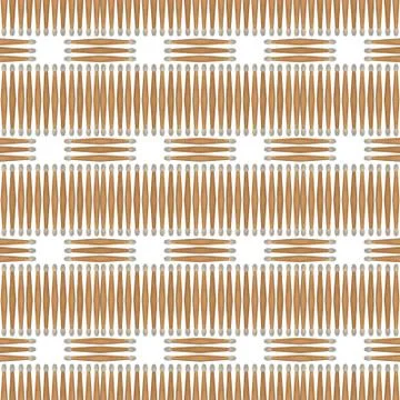 Several drumsticks isolated on white creates an abstract background pattern. イラスト素材