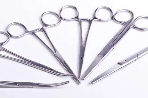 Several forceps Stock Photos