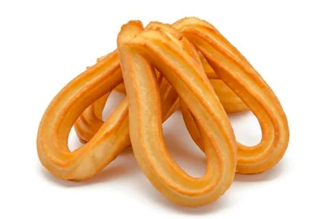 Several fried churros Stock Photos