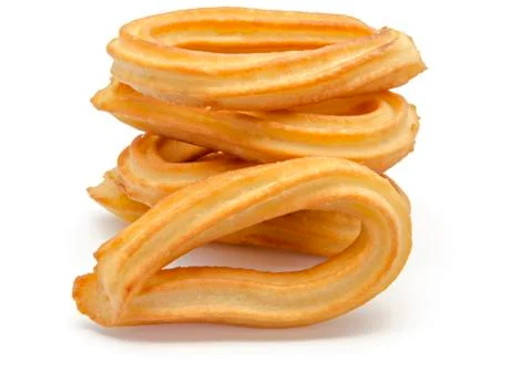 Several fried churros Stock Photos