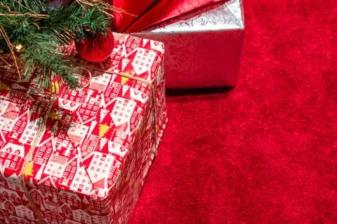 Several gift boxes Stock Photos