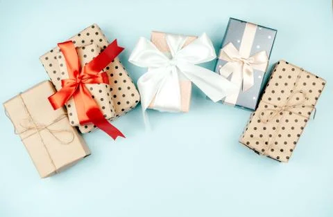 Several gift boxes Stock Photos