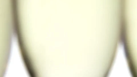 Several glasses of champagne Stock Footage 8572099