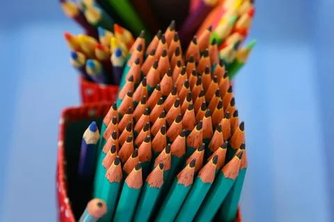 Several graphite pencils Foto stock