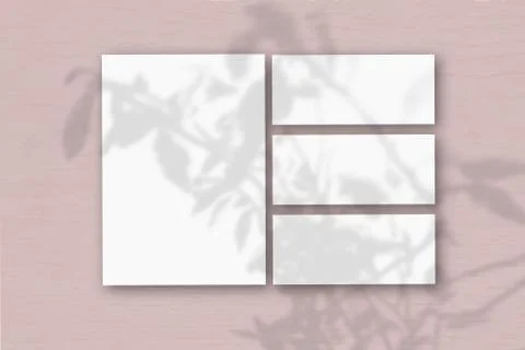 Several horizontal and vertical sheets Illustrazione stock