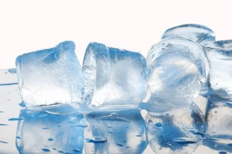 Several ice cubes Stock Photos