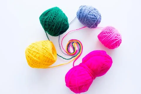 Several knitting accessories Stock Photos