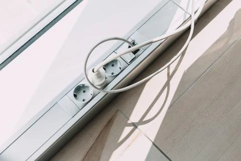 Several light sockets with the included light plug of the device Foto stock