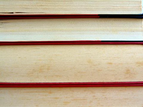 Several old books - close up Stock Photos