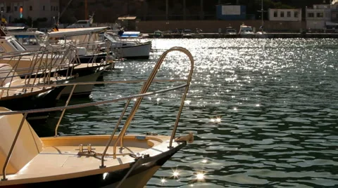 Several small boats Video stock 1442621