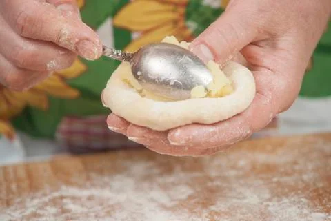 Several small patties Stock Photos