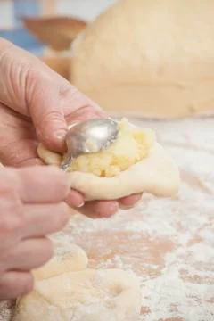 Several small patties Stock Photos