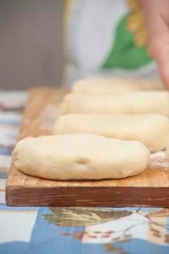 Several small patties Stock Photos
