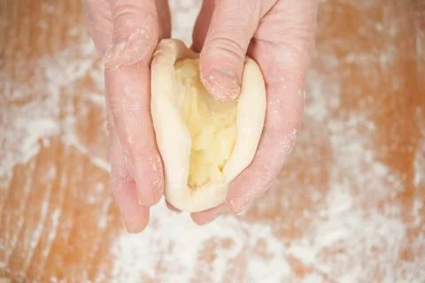 Several small patties Stock Photos