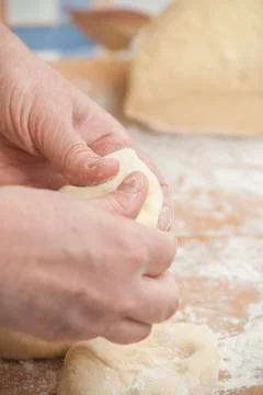 Several small patties Stock Photos
