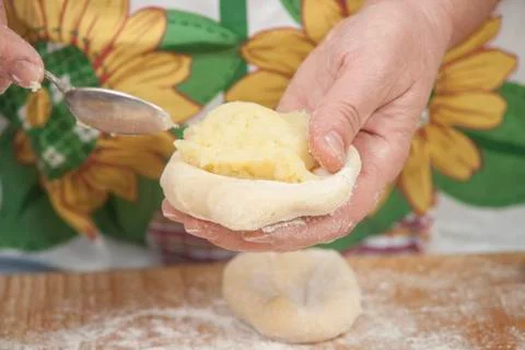 Several small patties Stock Photos