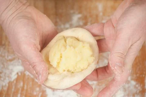 Several small patties Foto stock