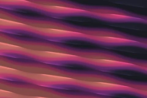 Several soft diagonal wave bands overlap across a dark abstract field, blen.. Stock Illustration