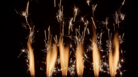 Several Sparker Candles Видео 332706179