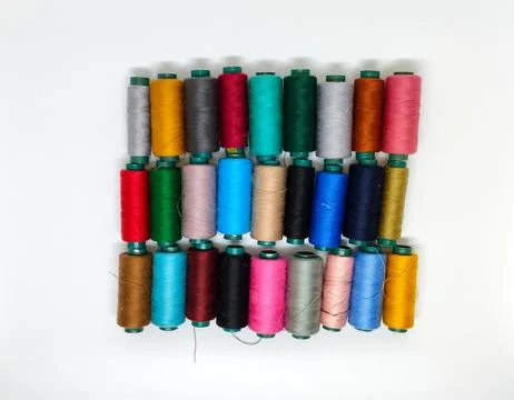 Several spools Stock Photos