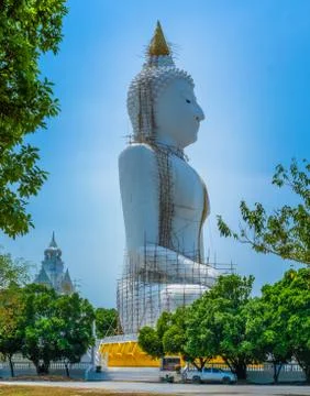 Several statues of Buddha posture Stock Photos