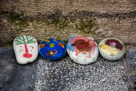 Several stones 스톡 사진