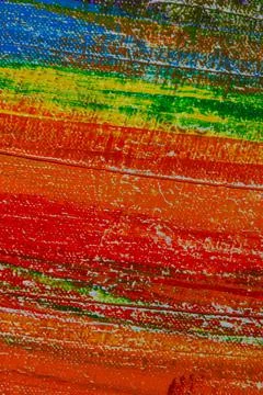 Several strokes of multi-colored paint depict a frag of the LGBT community on Stock Photos