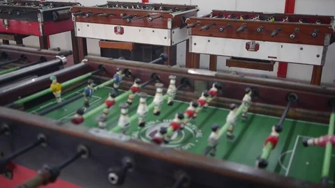 Several tables for soccer Stock Footage 79790858