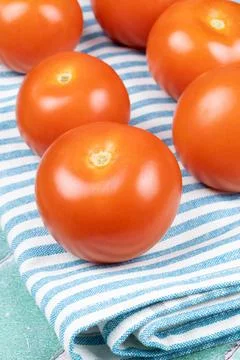 Several tomatoes Foto stock