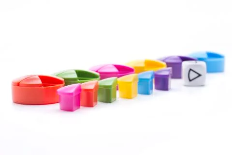 Several triangle Stock Photos