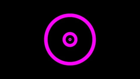 Several Type Of Animated Flat Circles Appear And Disappear Stock Footage 122655751