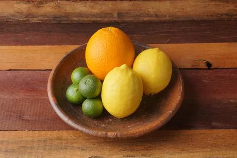 Several types of oranges Stock Photos