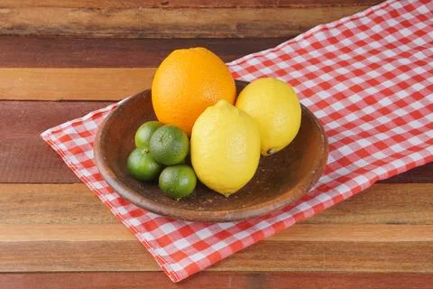 Several types of oranges Stock Photos