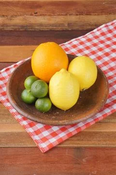 Several types of oranges Stock Photos