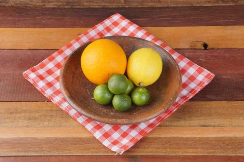 Several types of oranges Stock Photos